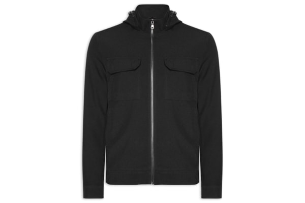 Casaco Masculino Com Capuz - Preto