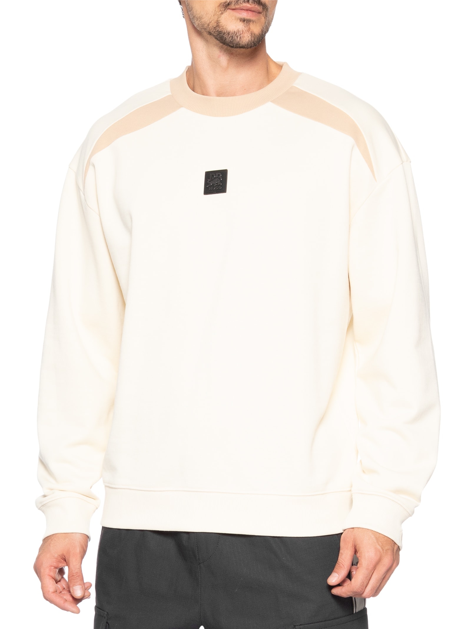 Casaco Masculino De Moletom Davalio Collab Red bull Branco Hugo