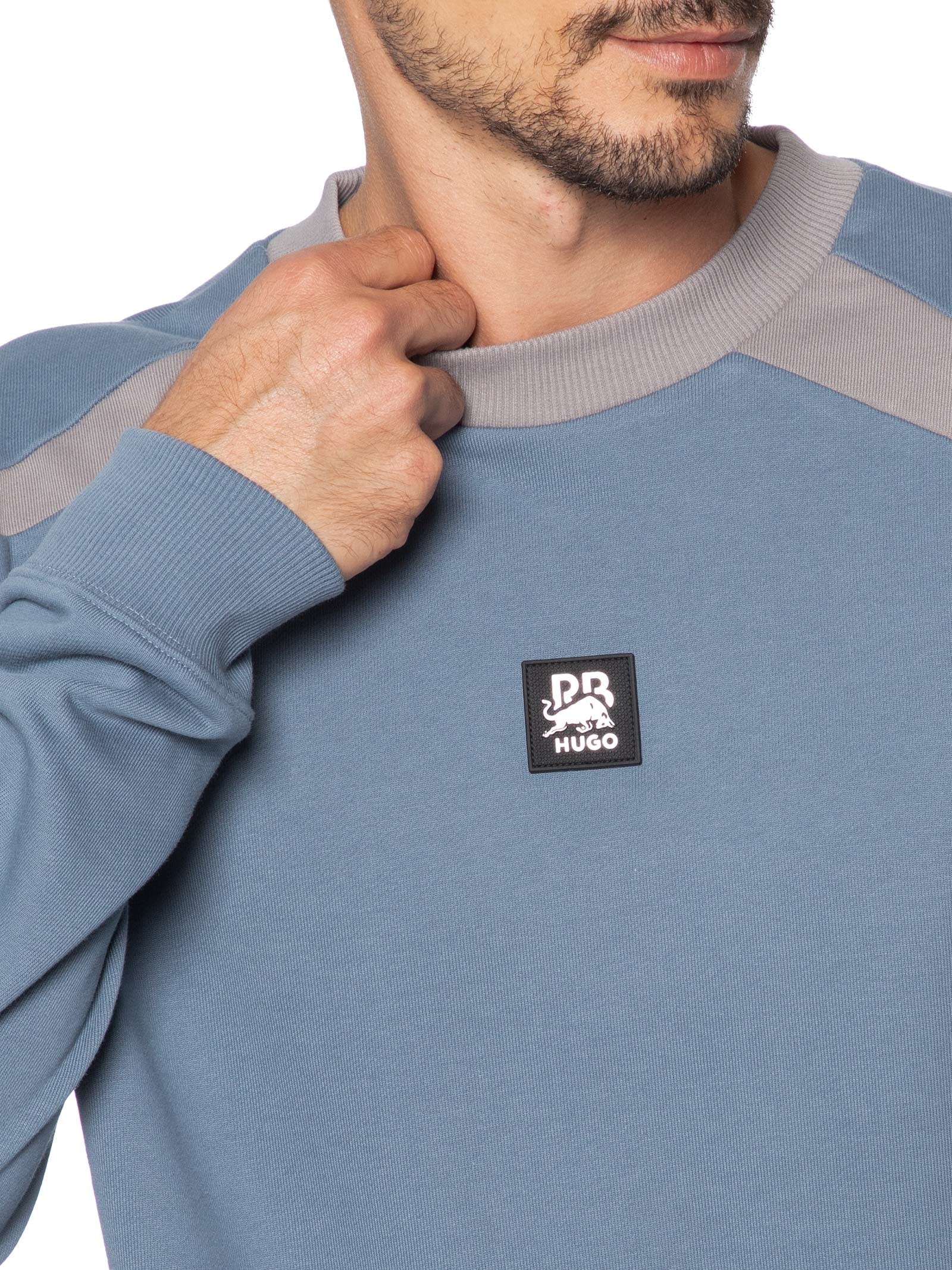 Casaco Masculino De Moletom Davalio Collab Red bull Cinza Hugo