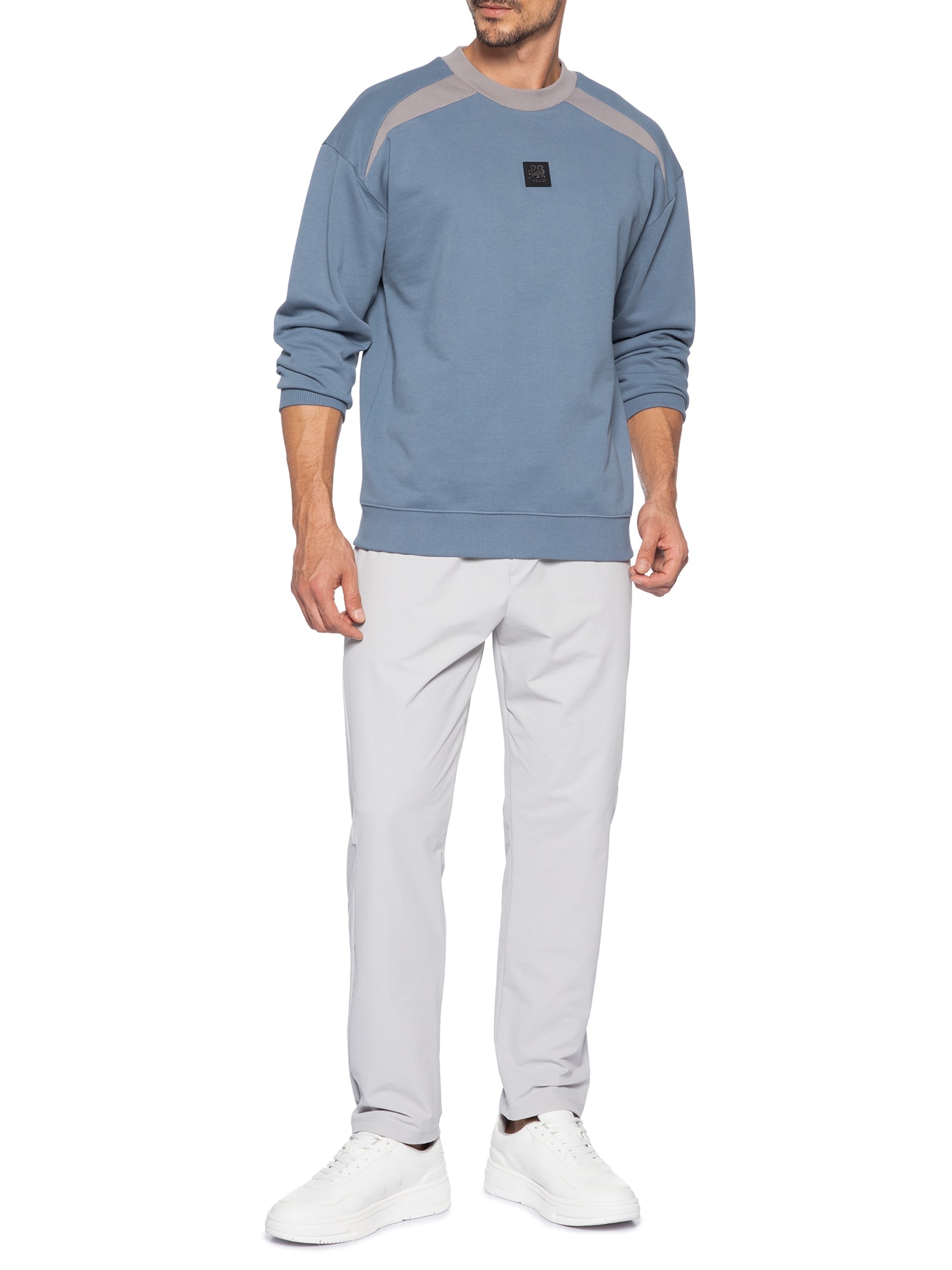 Casaco Masculino De Moletom Davalio Collab Red bull Cinza Hugo