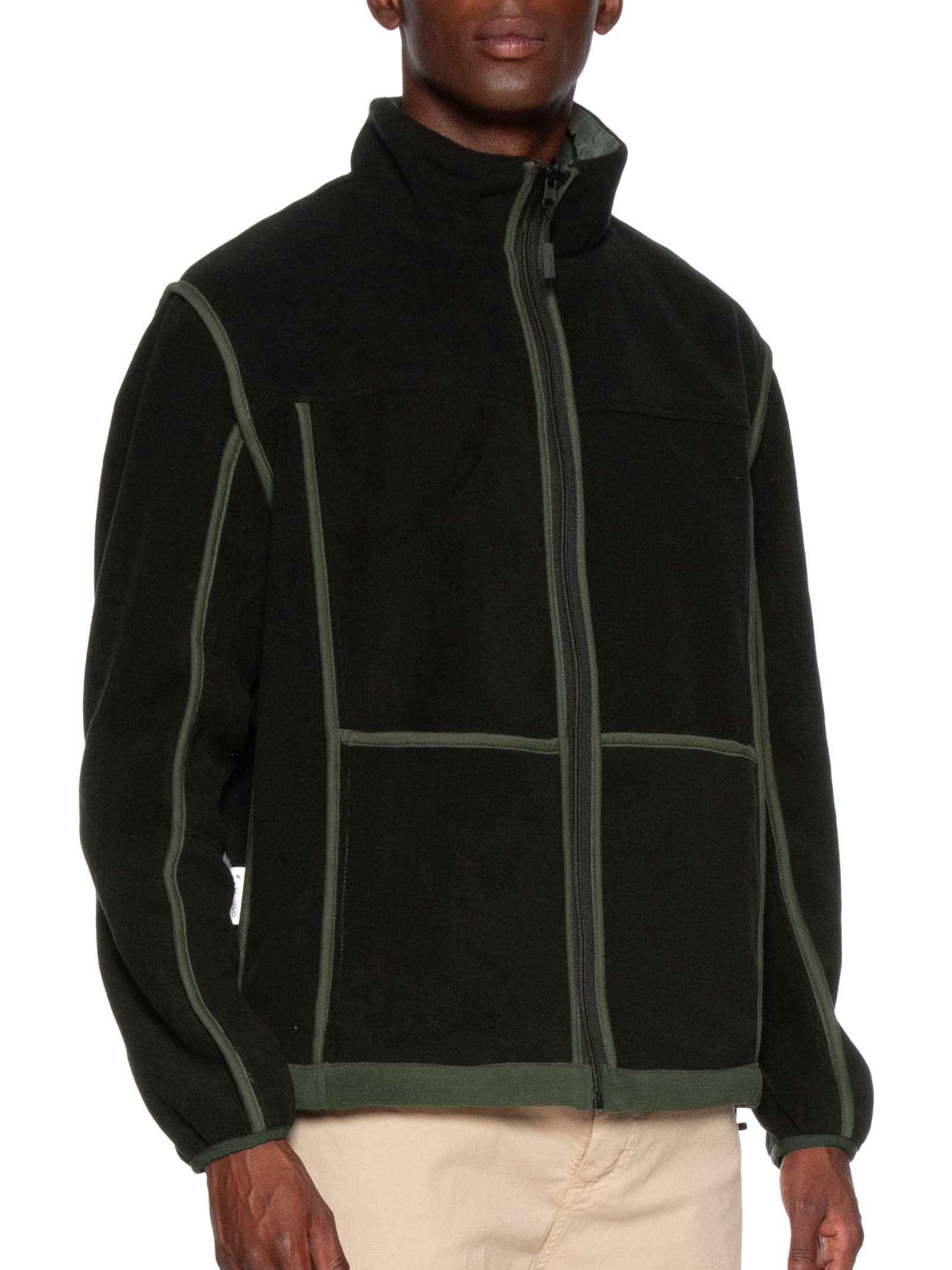 Osklen - Casaco Masculino Double Face Fleece - Verde
