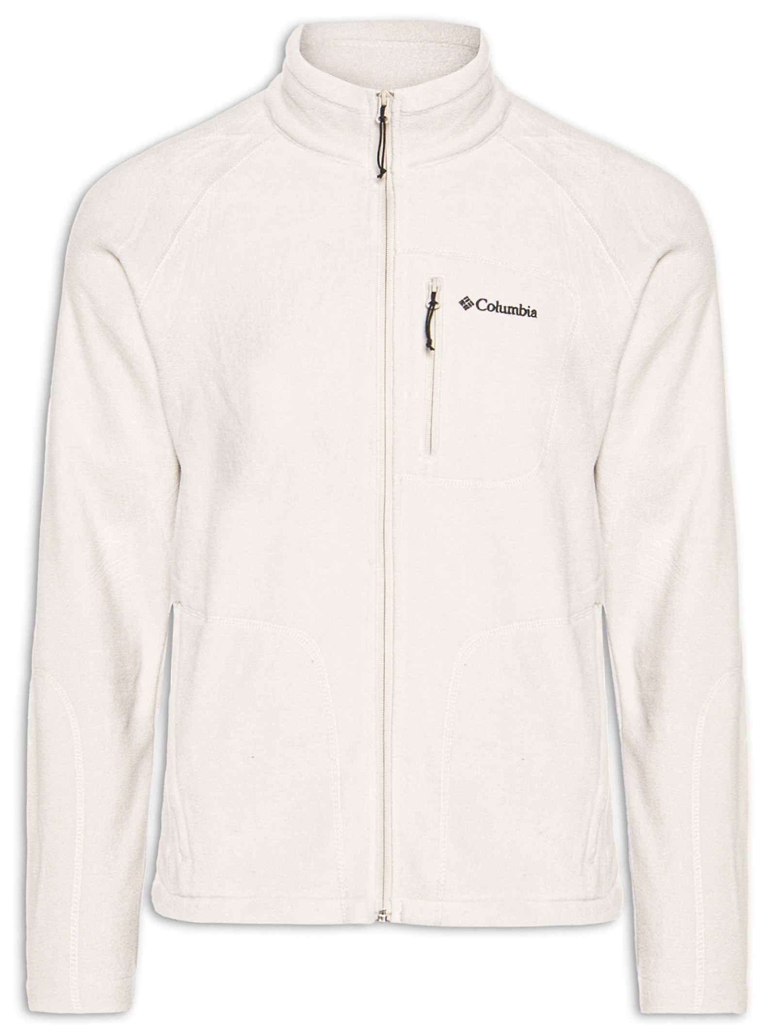Casaco Masculino Fast Trek Fleece Com Zíper Interno Bege Columbia