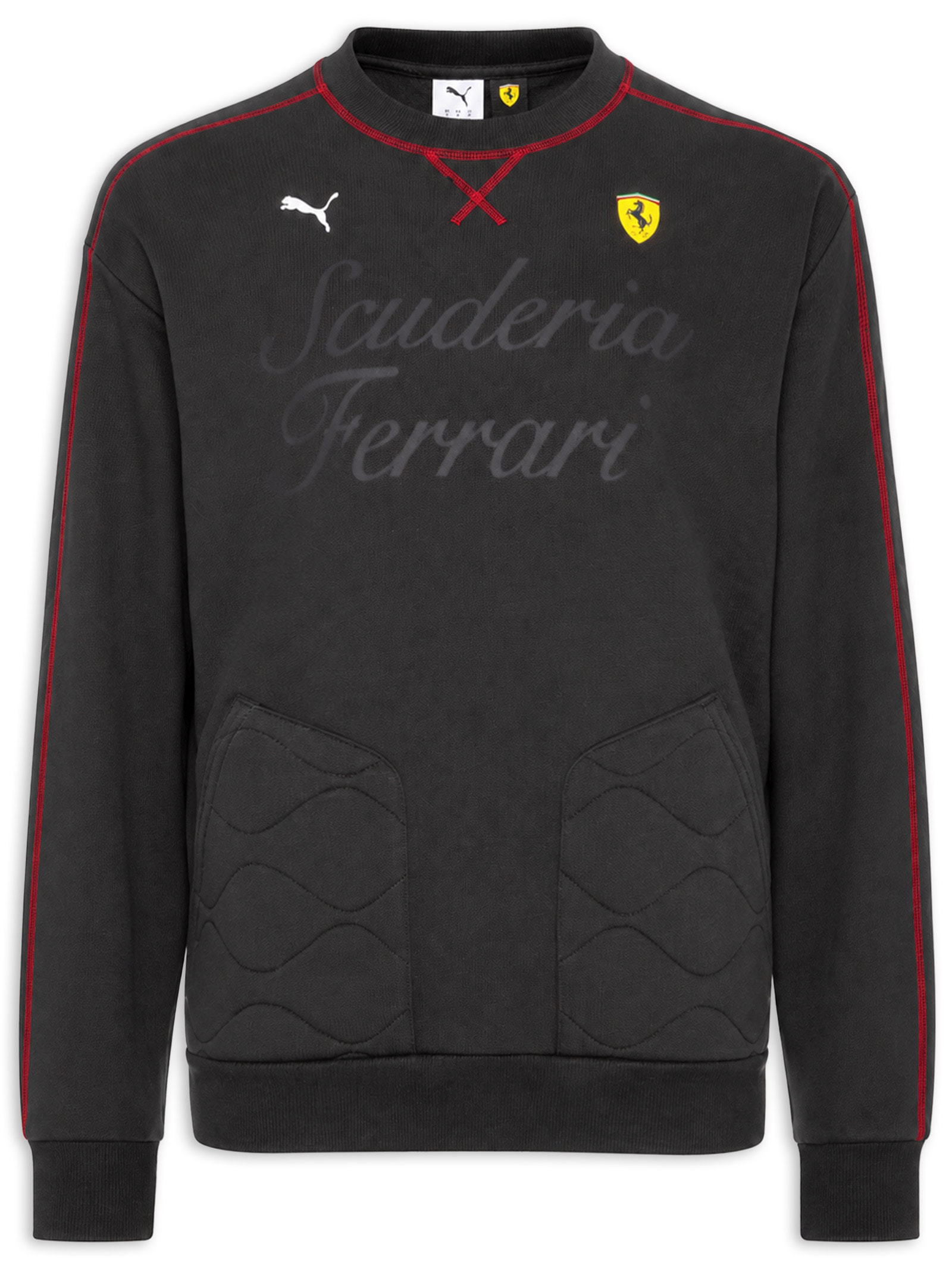 Casaco Masculino Ferrari Premium T7 Preto Puma + Ferrari