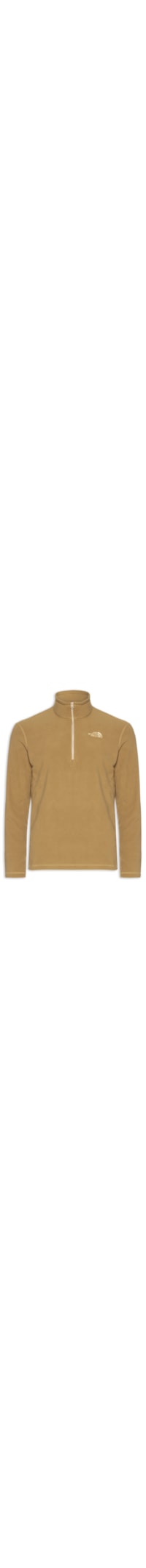 Casaco Masculino Fleece Glacier 1/4 Zíper - Marrom