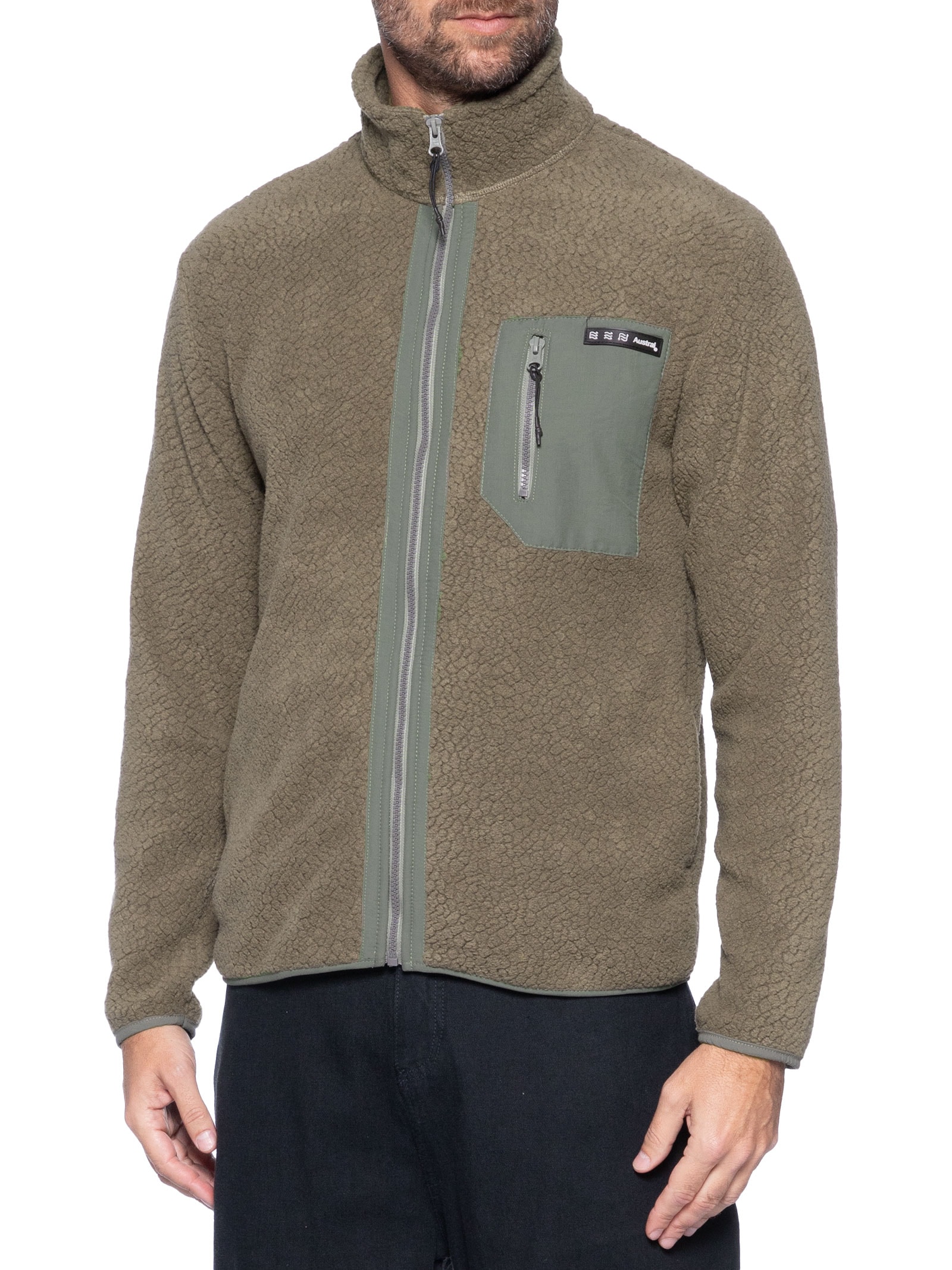 Casaco Masculino Fleece Nagano Marrom Austral