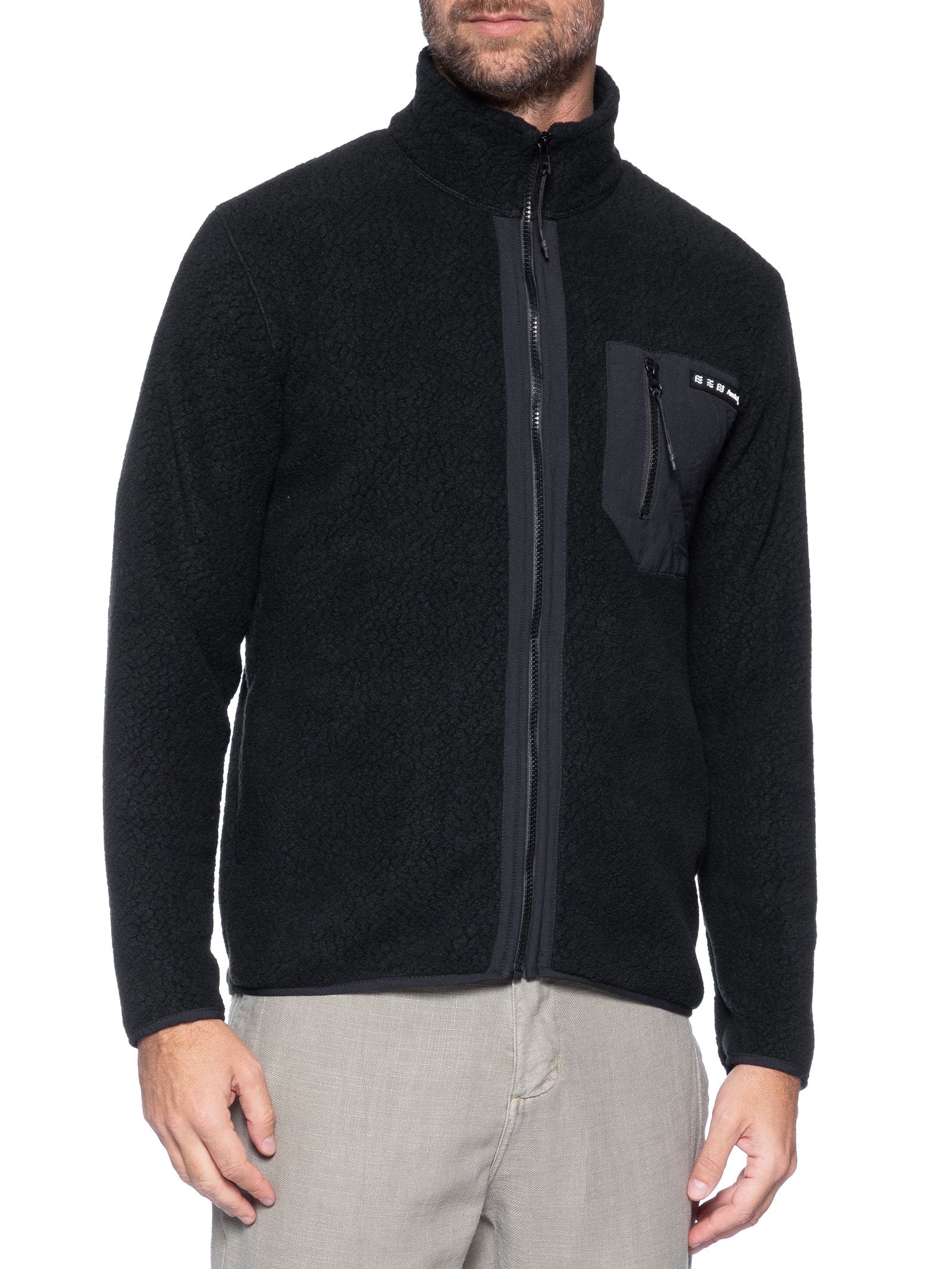 Casaco Masculino Fleece Nagano Preto Austral