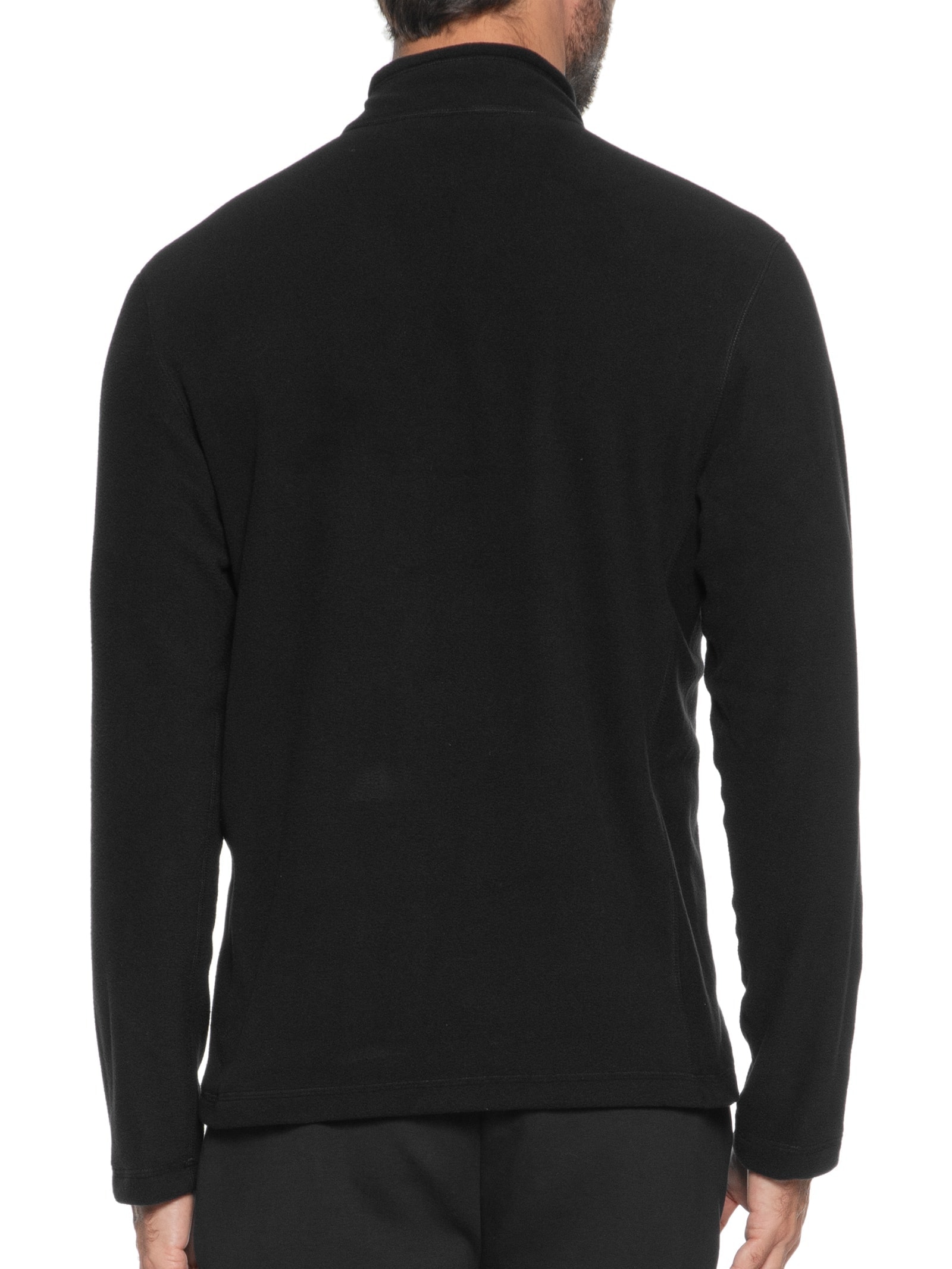 Casaco Masculino Fleece TKA 100 Glacier 1/4 Zip Preto The North Face