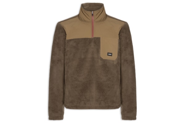 Casaco Masculino Fleece Trkk Ripstop - Marrom