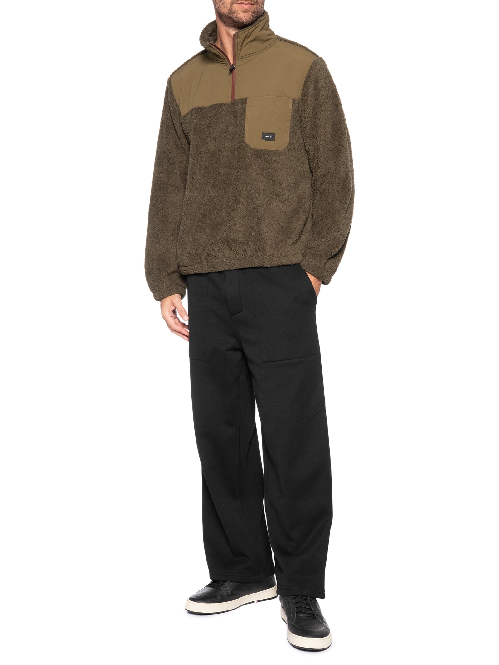 Casaco Masculino Fleece Trkk Ripstop Marrom Osklen