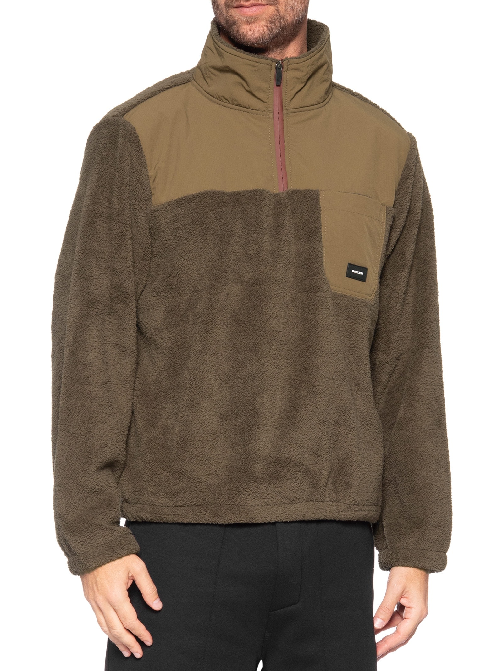 Casaco Masculino Fleece Trkk Ripstop Marrom Osklen