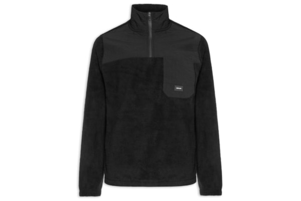 Casaco Masculino Fleece Trkk Ripstop - Preto