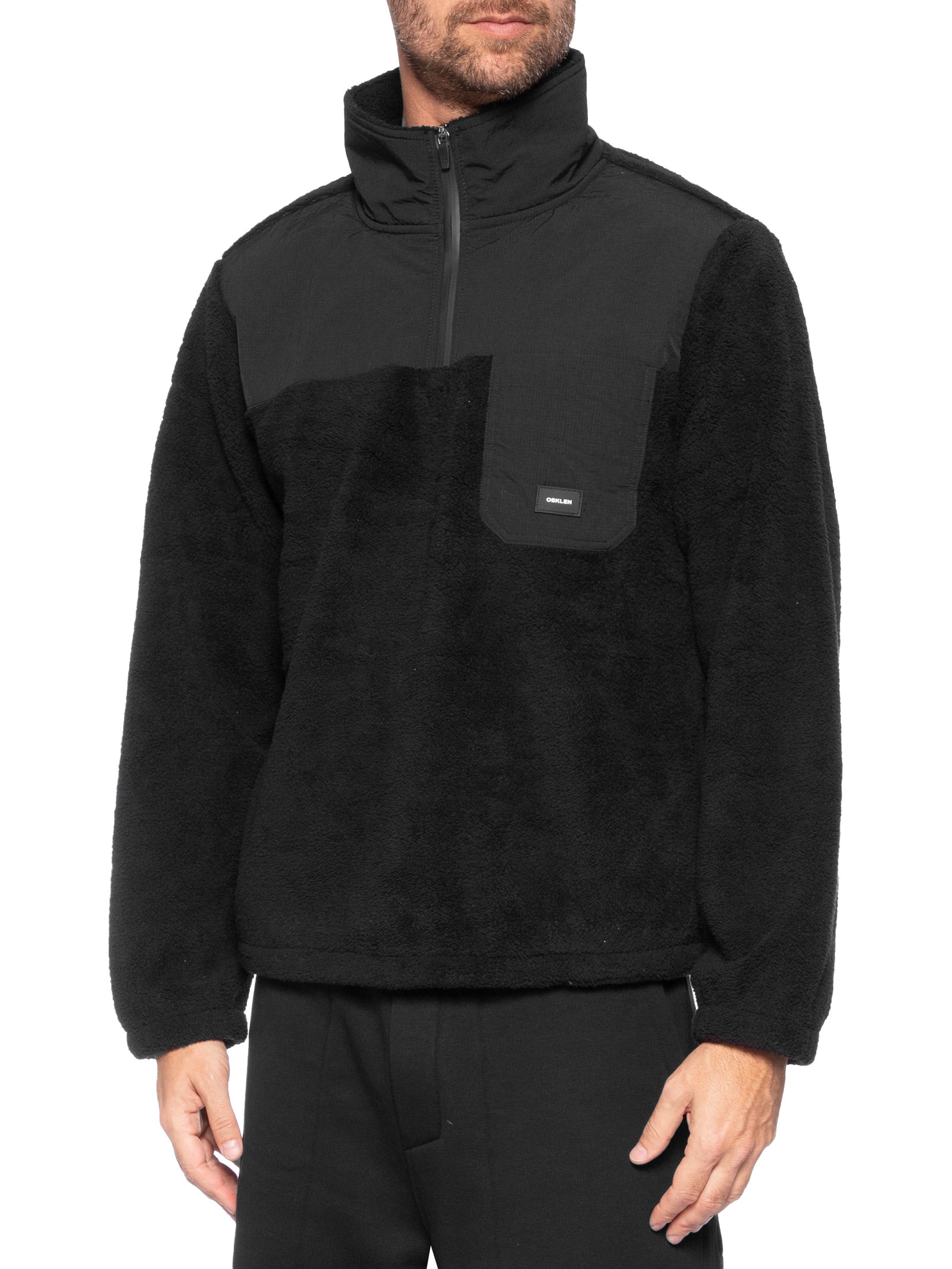 Casaco Masculino Fleece Trkk Ripstop Preto Osklen