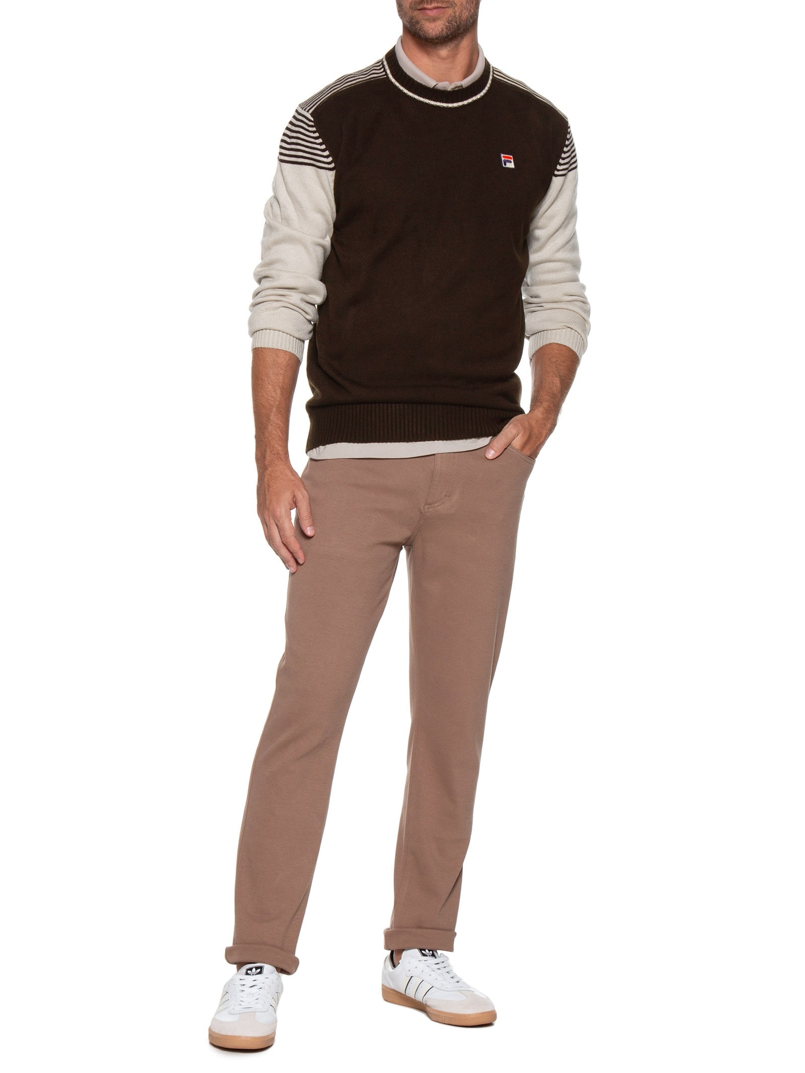 Casaco Masculino Harnan Marrom Fila