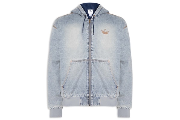 Casaco Masculino Hooded Denim - Cinza