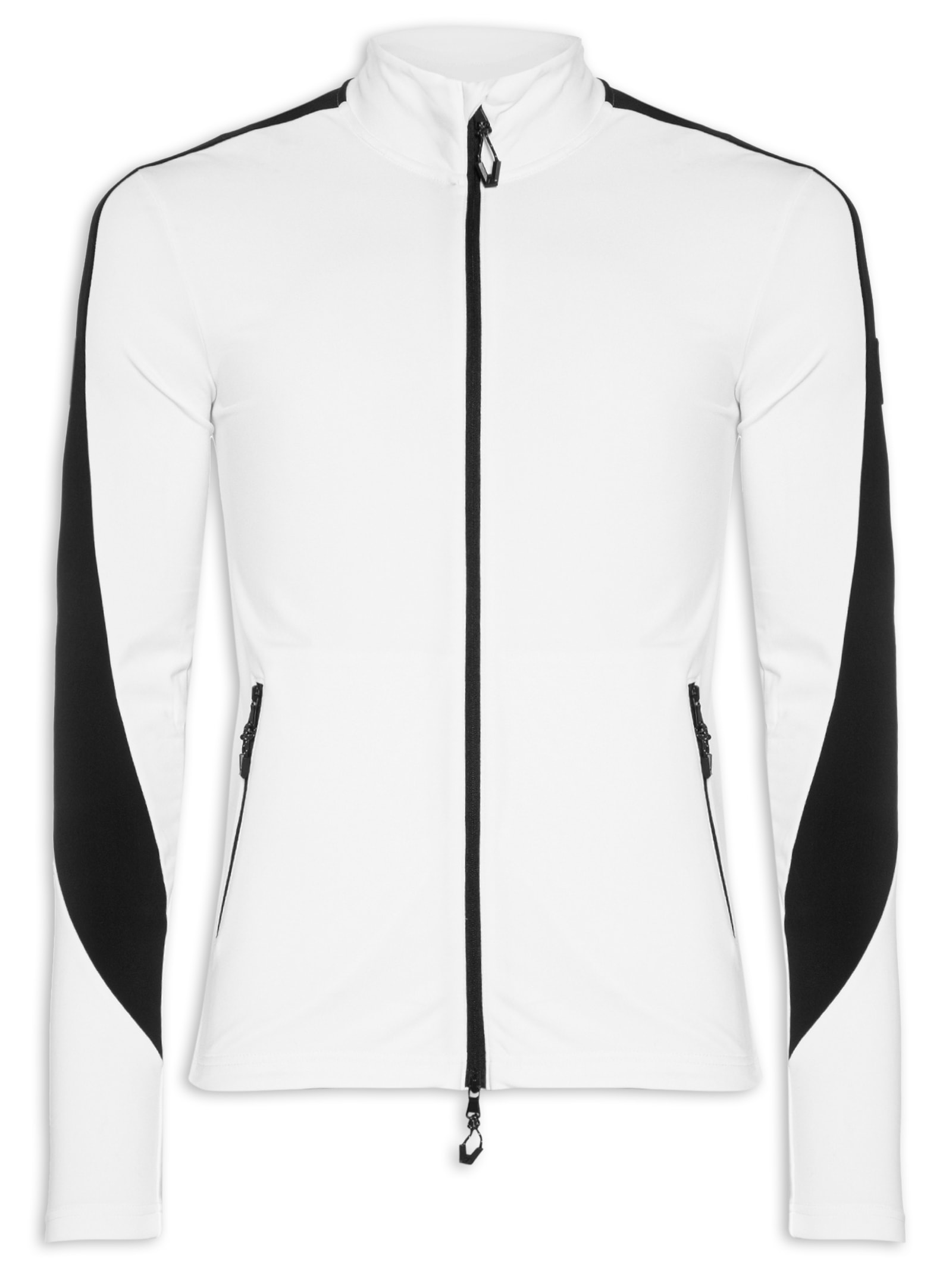 Casaco Masculino Jersey Technical Ski Fleece Branco Ea7 Emporio Armani
