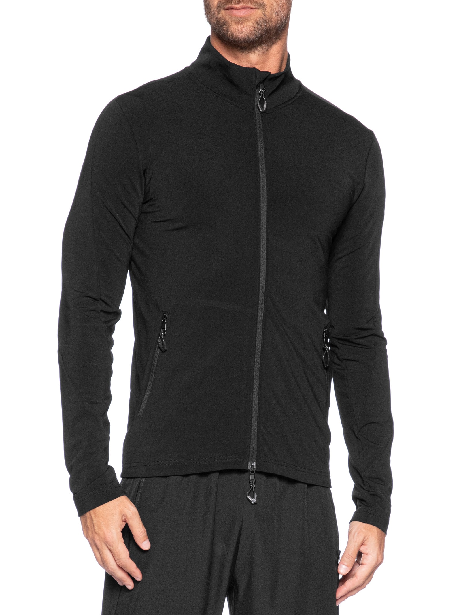 Casaco Masculino Jersey Technical Ski Fleece – Preto Ea7 Emporio Armani