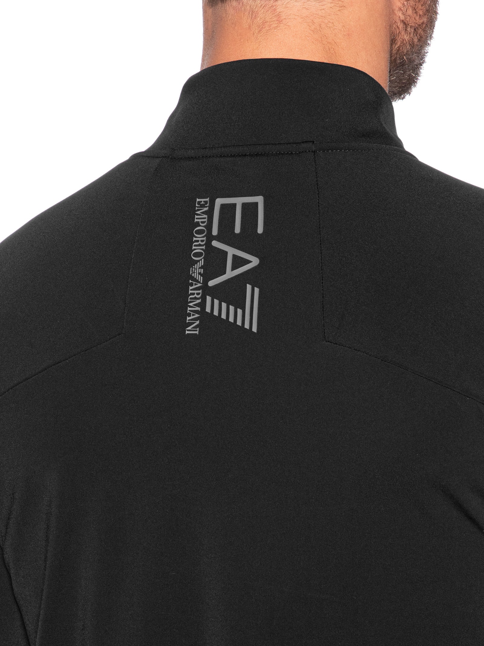 Casaco Masculino Jersey Technical Ski Fleece – Preto Ea7 Emporio Armani