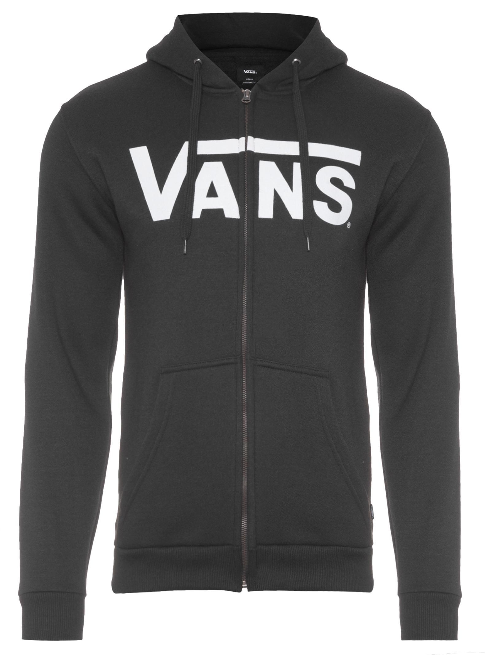 Casaco Masculino Moletom Algodão Preto Vans