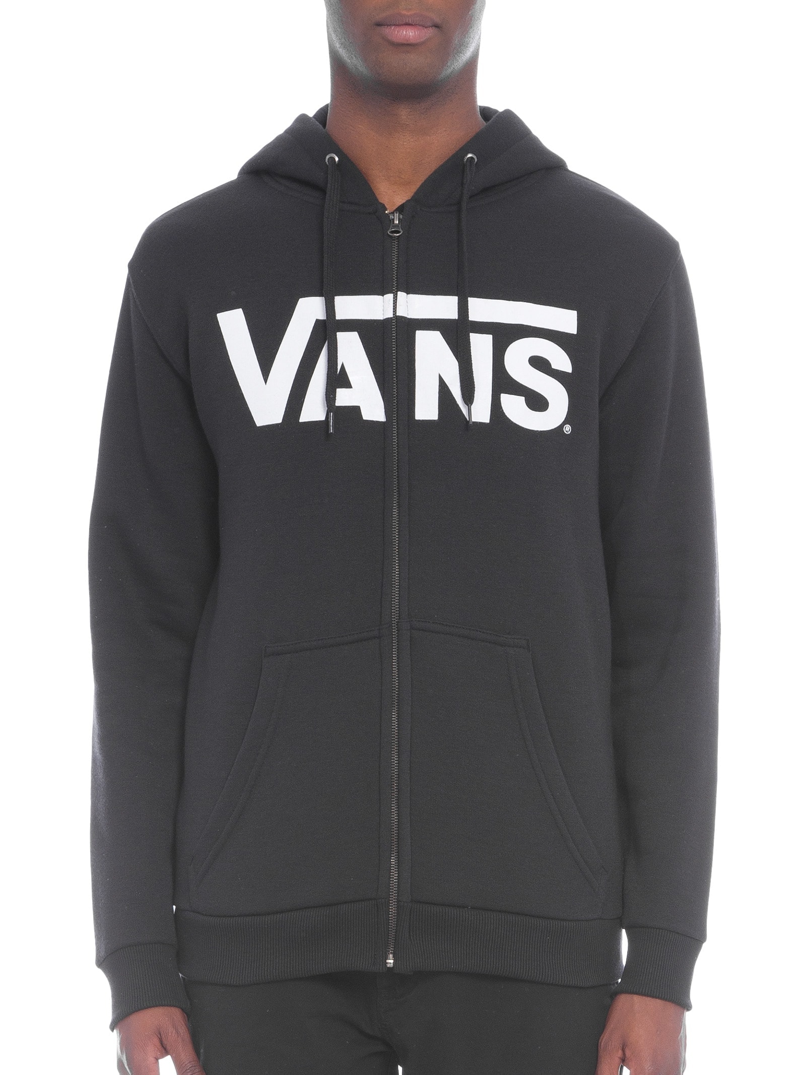 Casaco Masculino Moletom Algodão Preto Vans