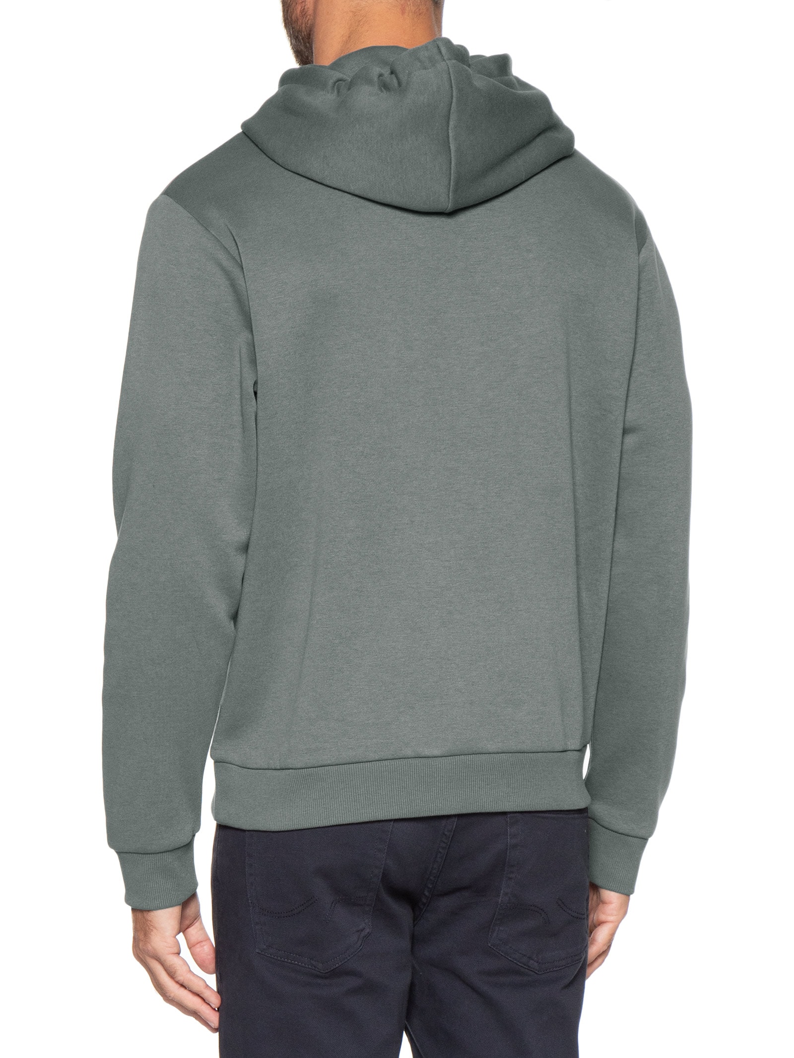 Casaco Masculino Moletom Básico Com Capuz Cinza Jack & Jones