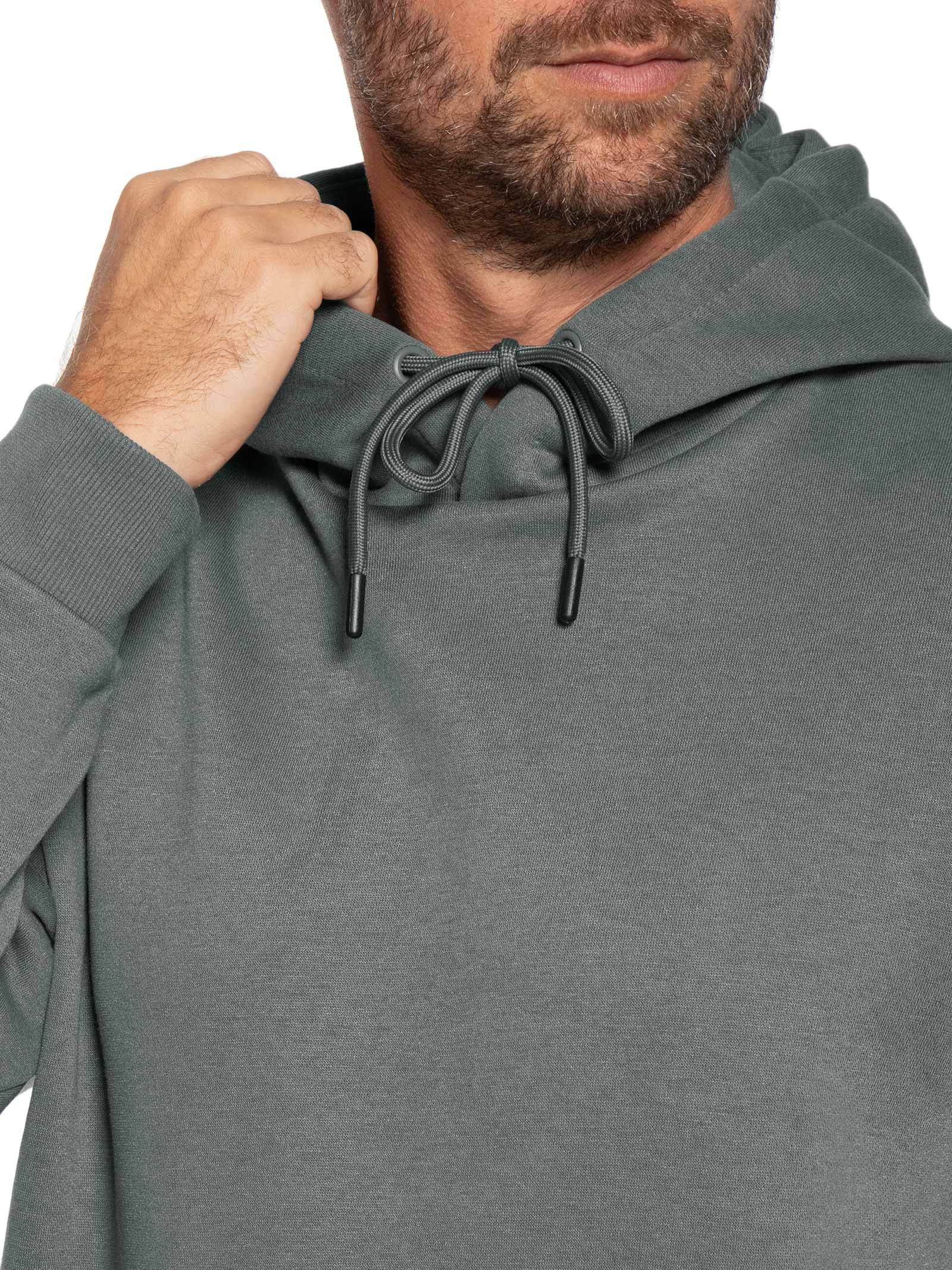 Casaco Masculino Moletom Básico Com Capuz Cinza Jack & Jones