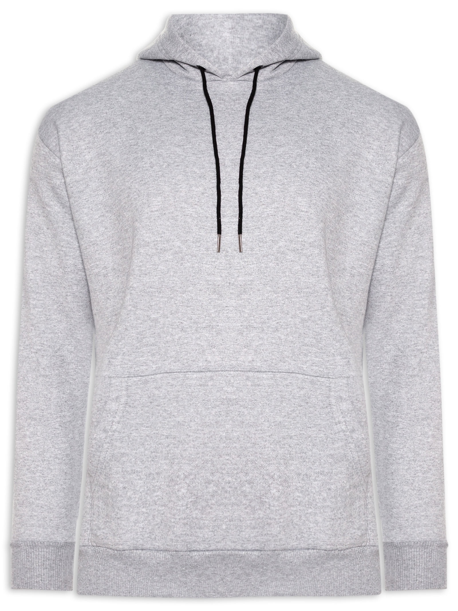 Casaco Masculino Moletom Com Capuz Cinza Basiq Men