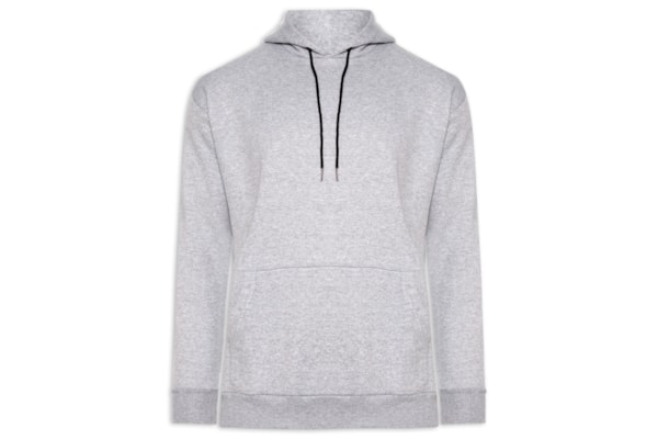 Casaco Masculino Moletom Com Capuz - Cinza