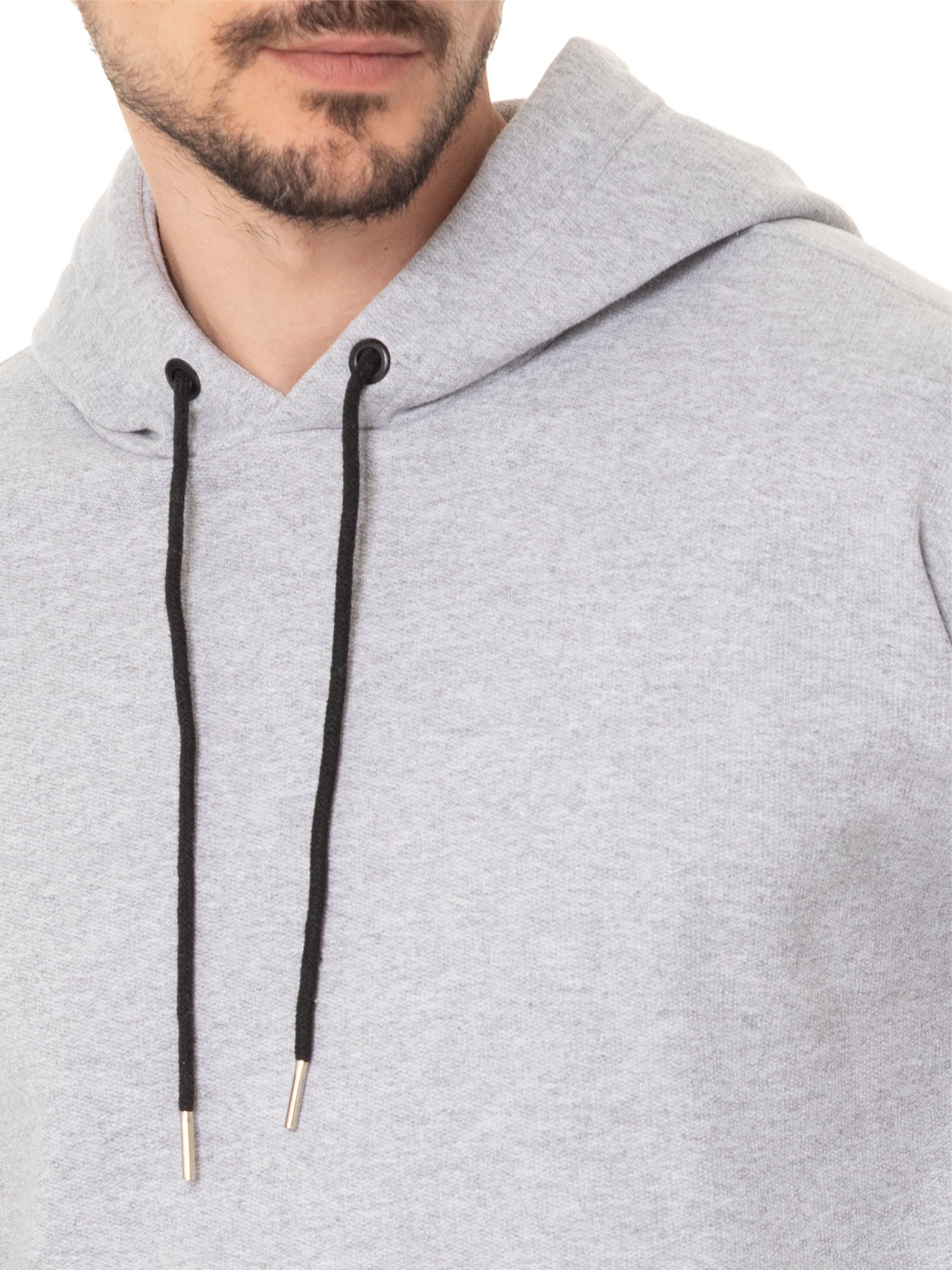 Casaco Masculino Moletom Com Capuz Cinza Basiq Men