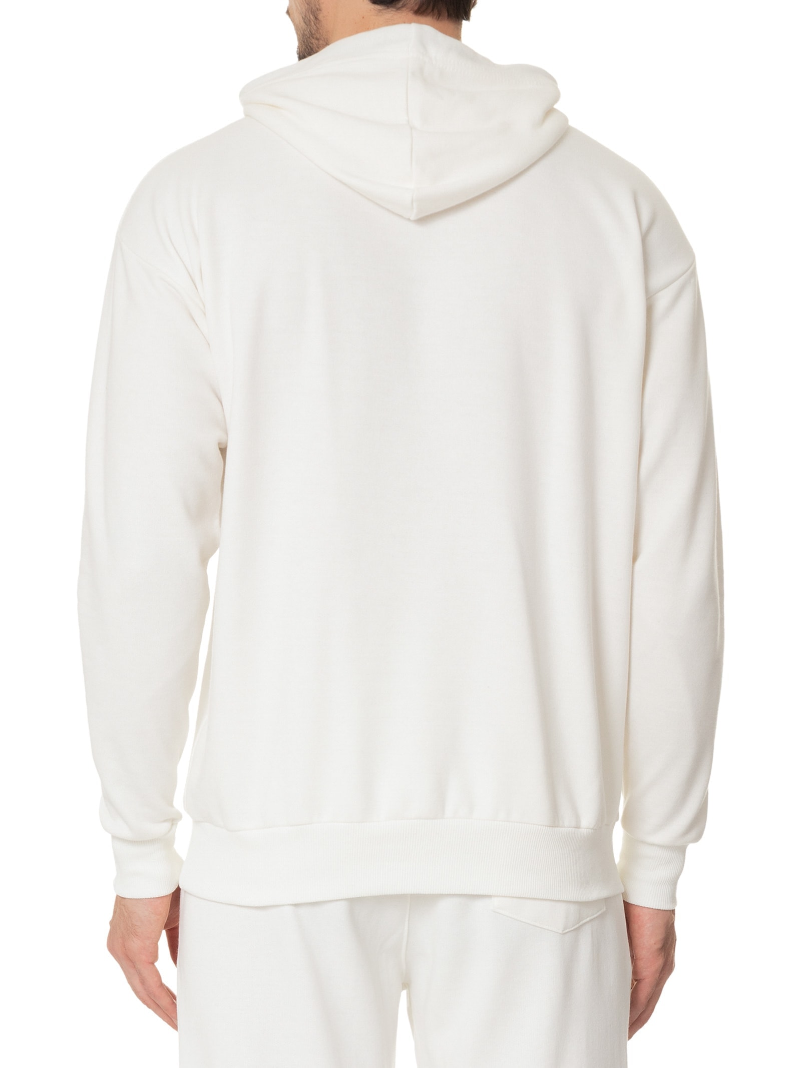 Casaco Masculino Moletom Com Capuz Off White Basiq Men