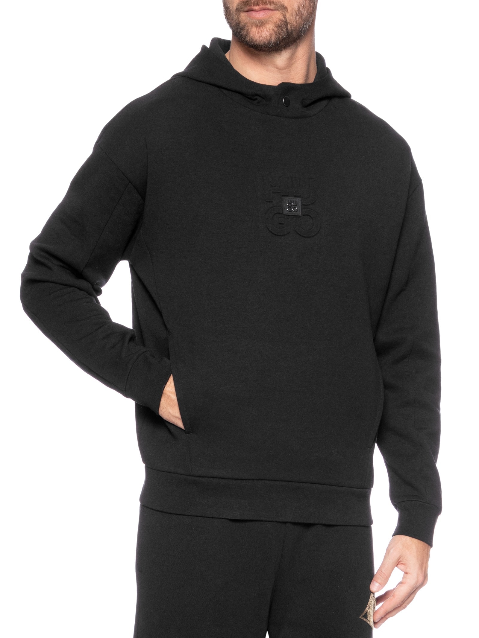 Casaco Masculino Moletom Debostaco Preto Hugo