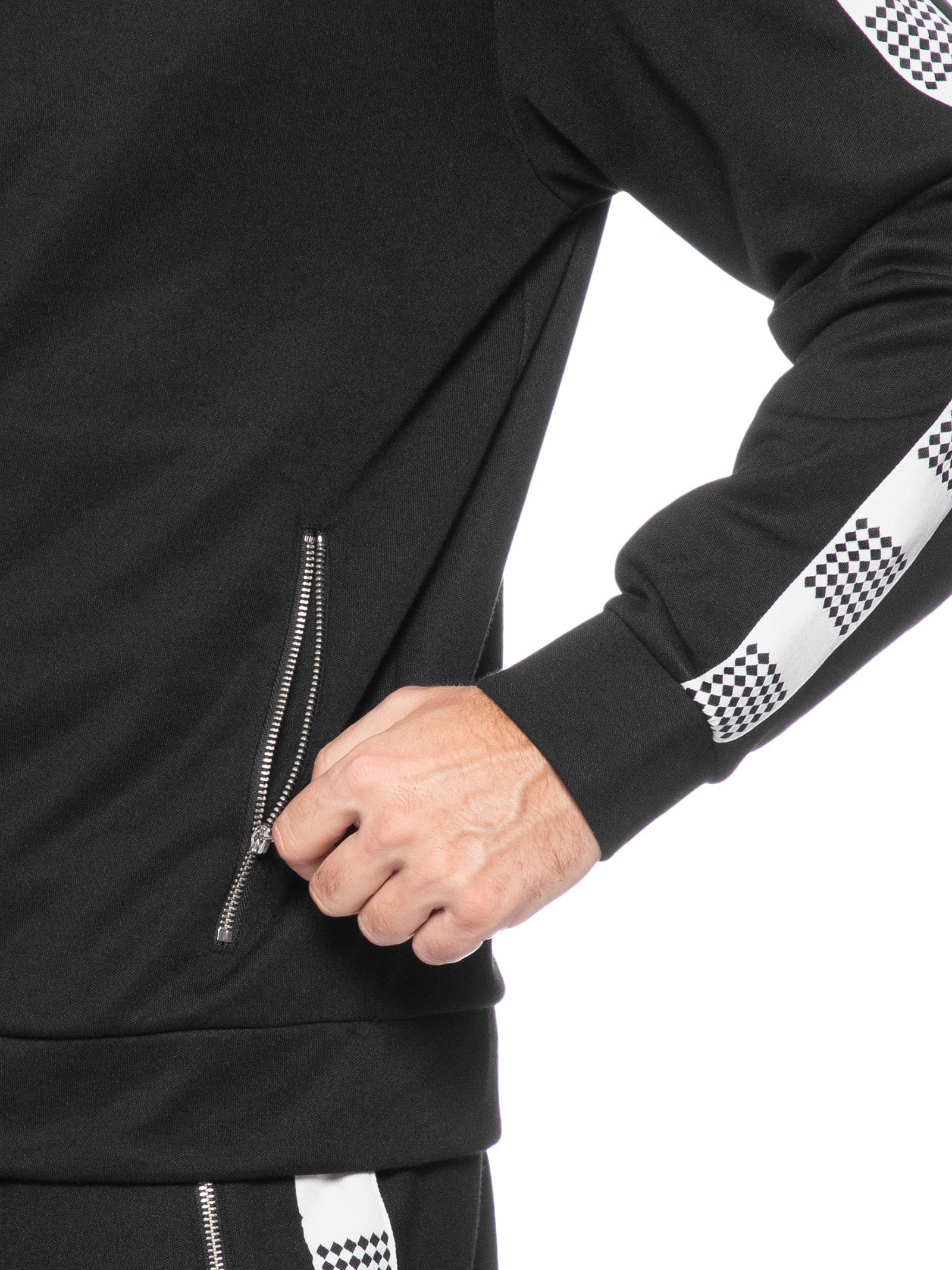 Casaco Masculino Moletom Dusino Preto Hugo