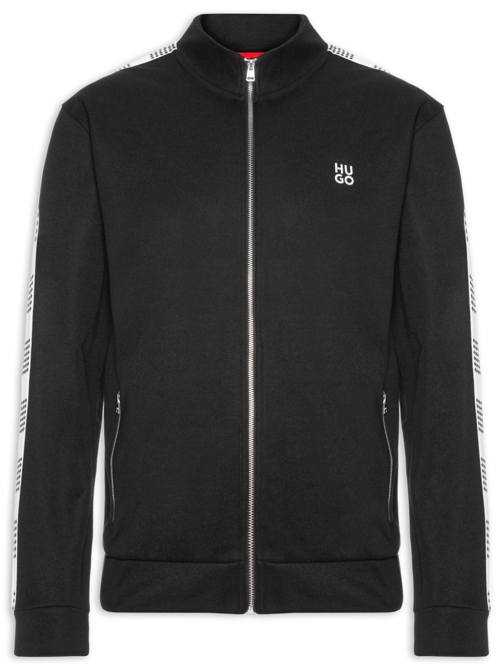 Casaco Masculino Moletom Dusino Preto Hugo