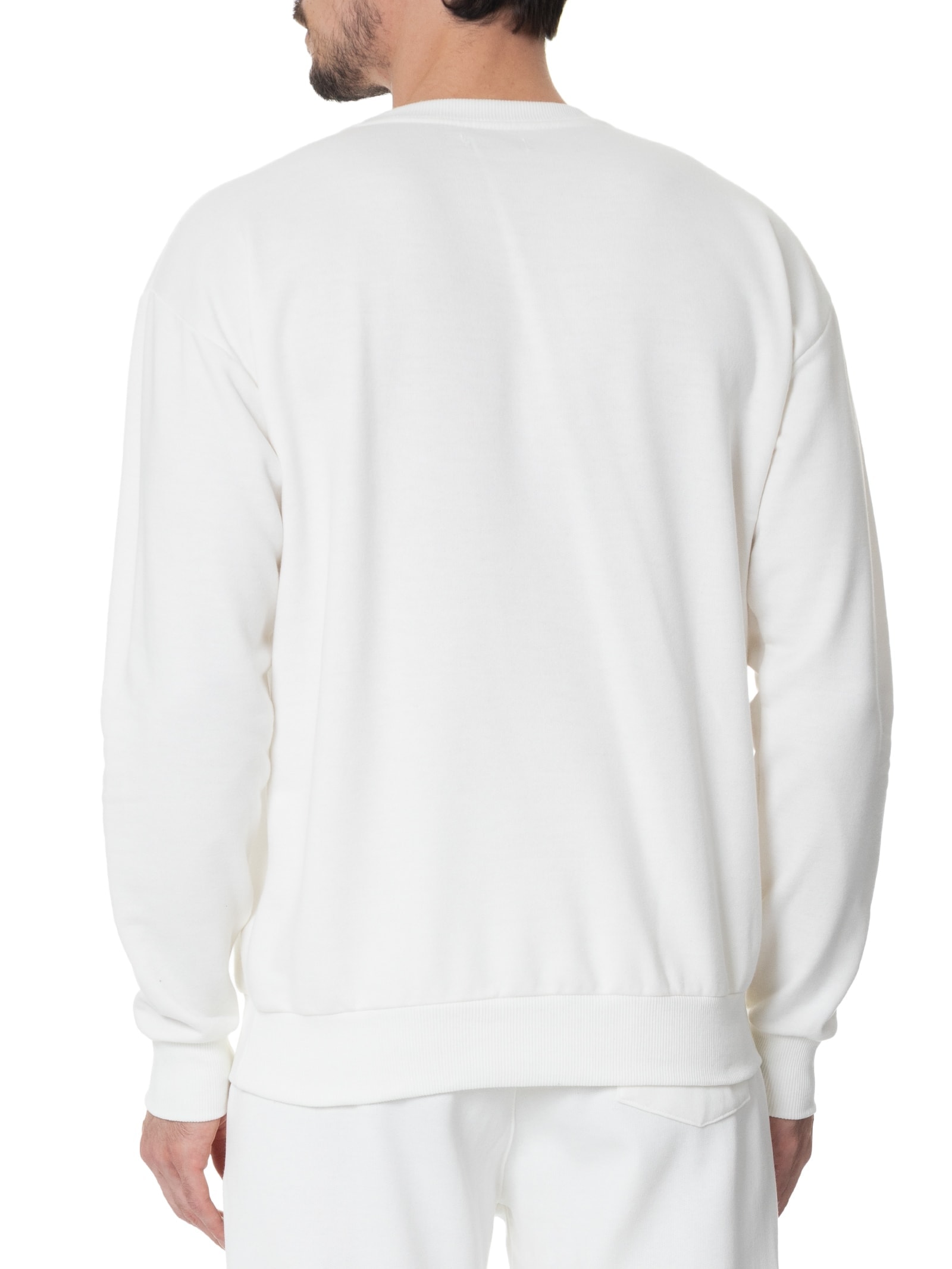 Casaco Masculino Moletom Gola Careca Off White Basiq Men