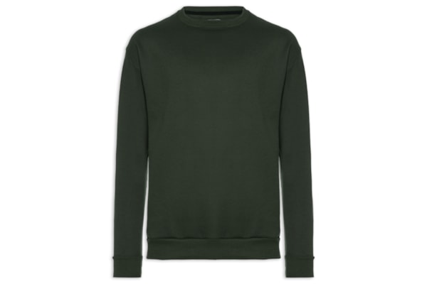 Casaco Masculino Moletom Gola Careca - Verde