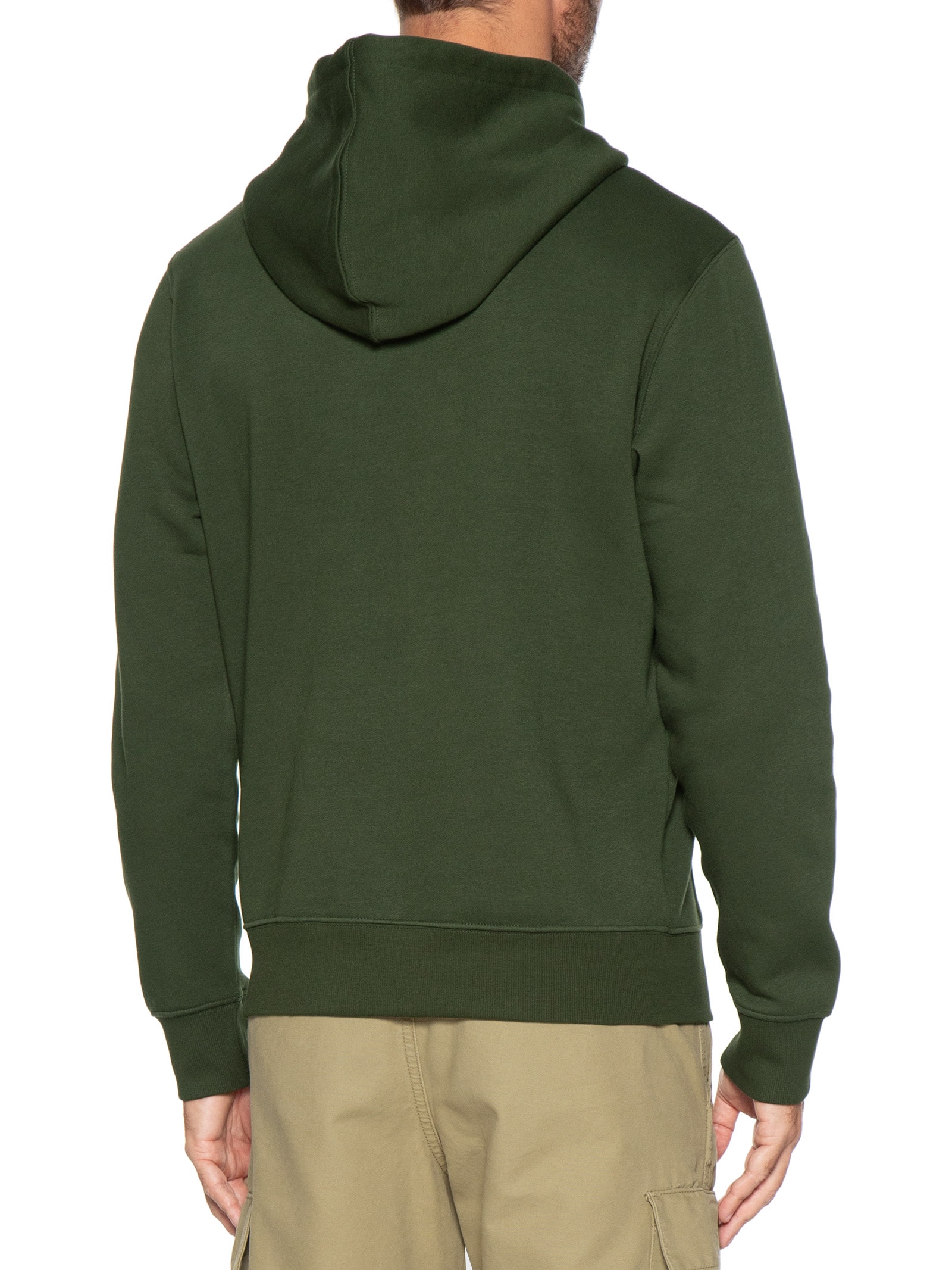 Casaco Masculino Moletom Logo Com Capuz Verde Jack & Jones