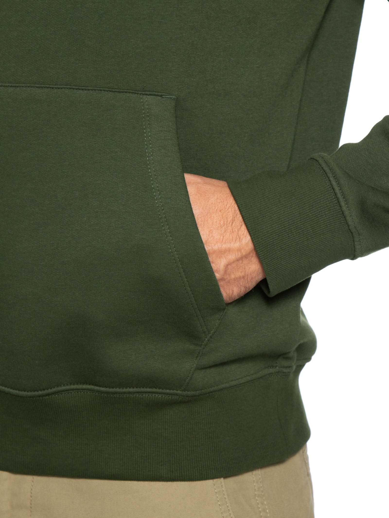 Casaco Masculino Moletom Logo Com Capuz Verde Jack & Jones