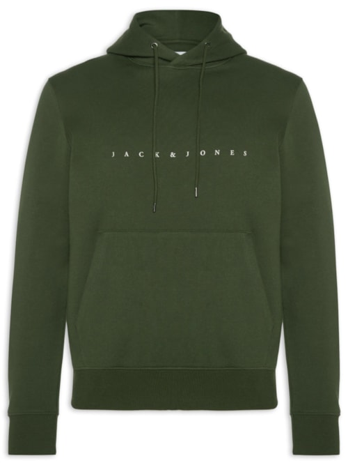 Casaco Masculino Moletom Logo Com Capuz – Verde