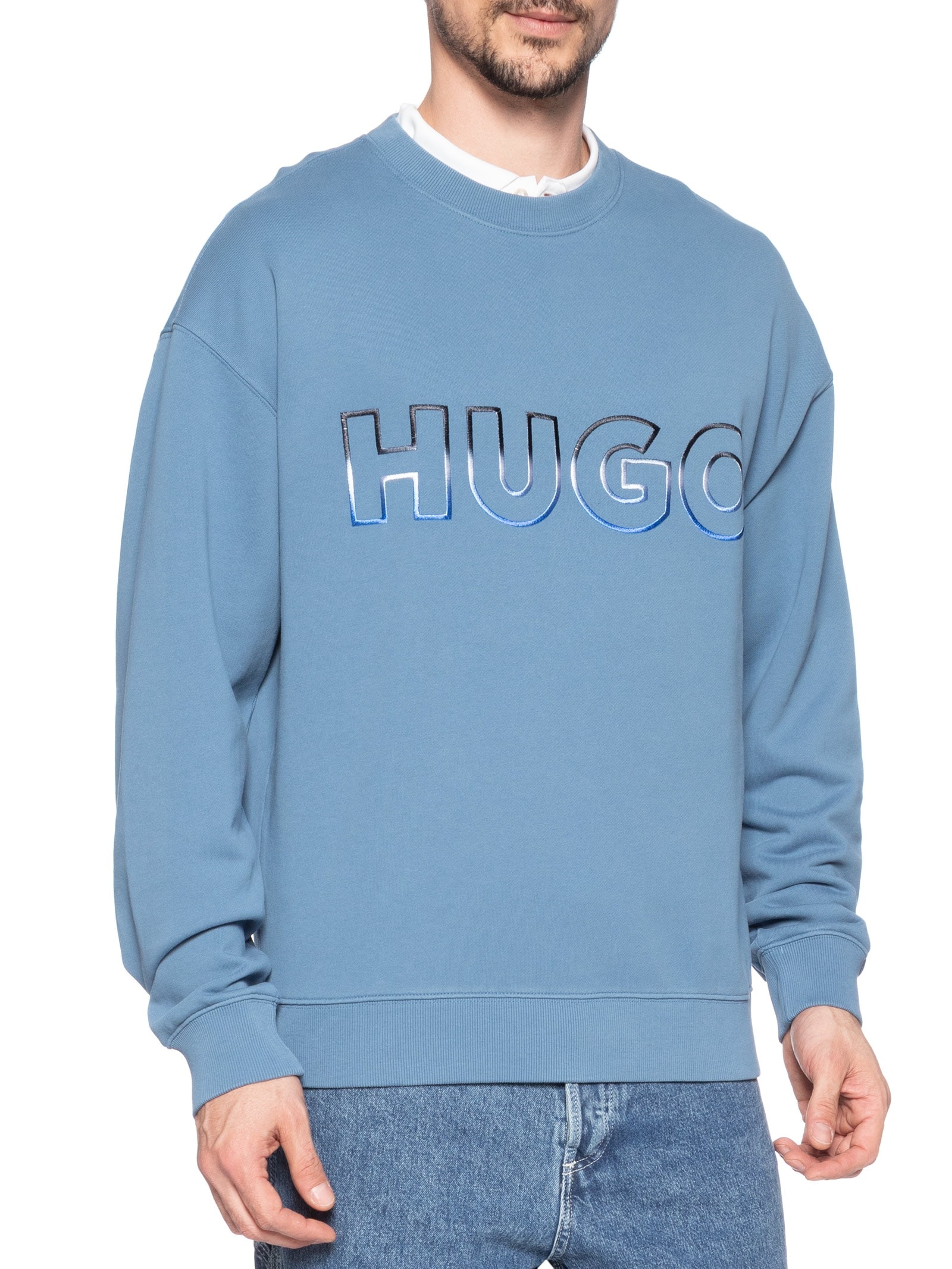 Casaco Masculino Moletom Nogocrew Azul Hugo