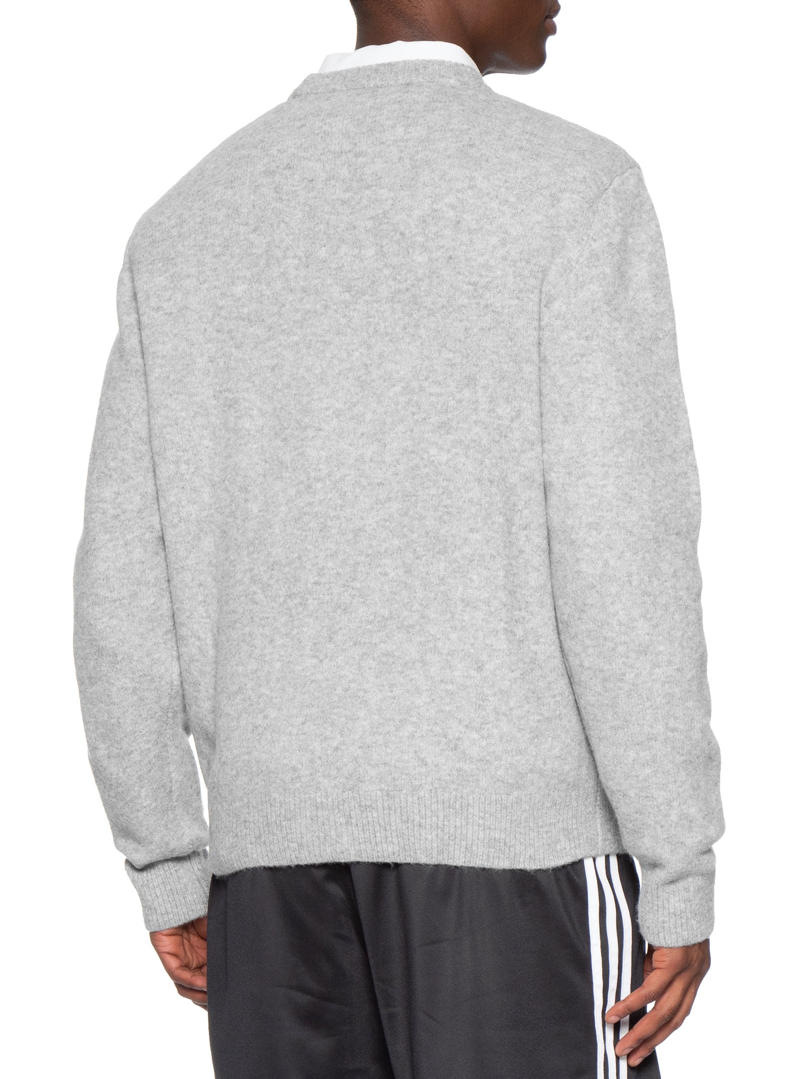 Casaco Masculino Moletom Trefoil Ess Cinza Adidas Originals