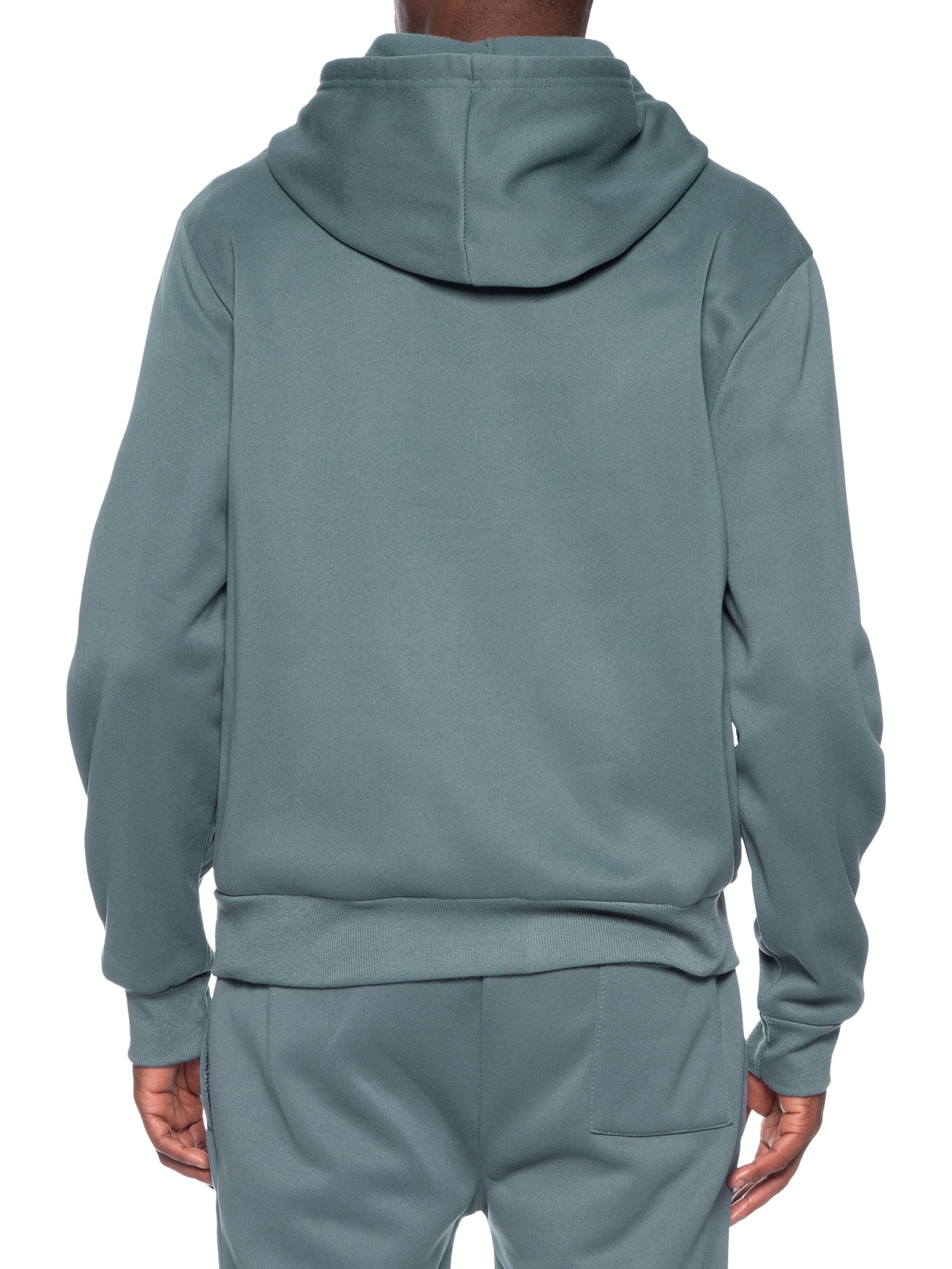 Casaco Masculino Moletom Zíper Com Gorro Azul Basiq Men