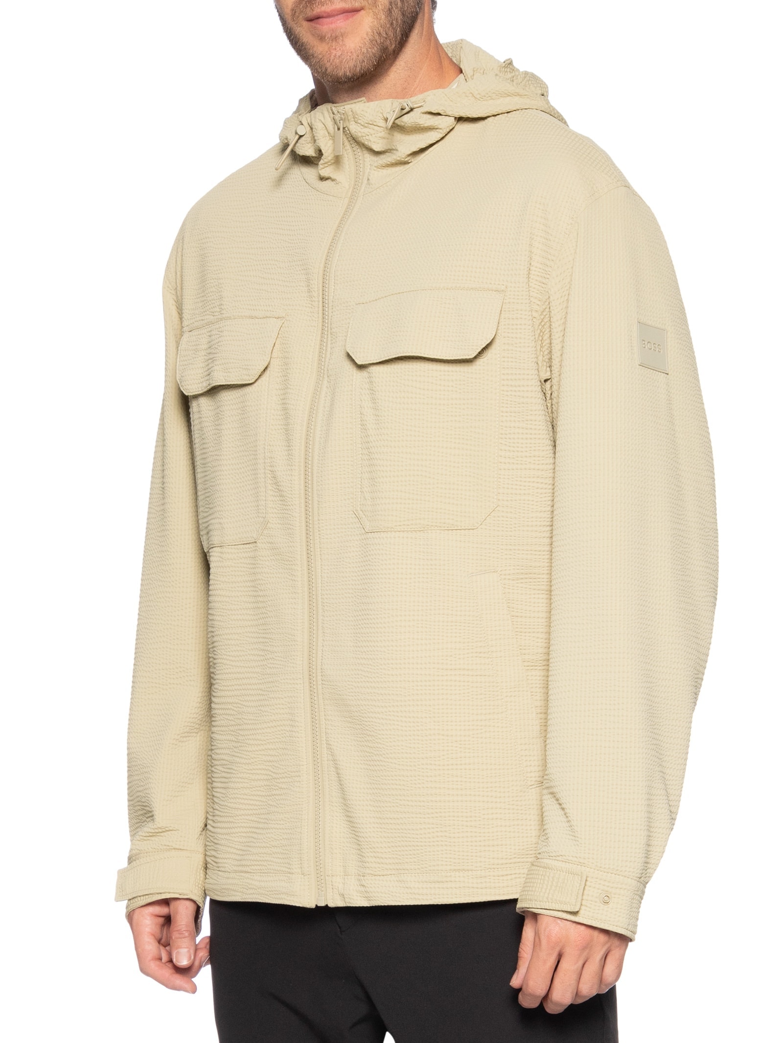 Casaco Masculino P Colide Bege Boss