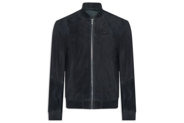 Casaco Masculino Regular Fit Em Camurça H-Muller - Azul