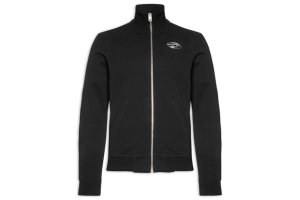 Casaco Masculino S Ginni Zip Od Sweat Shir - Preto