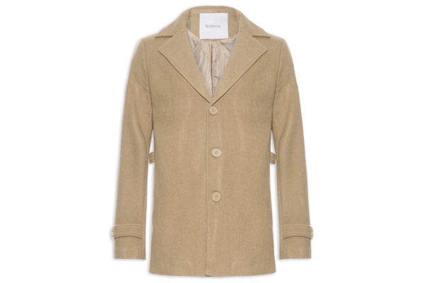 Casaco Masculino Sobretudo Clássico - Bege