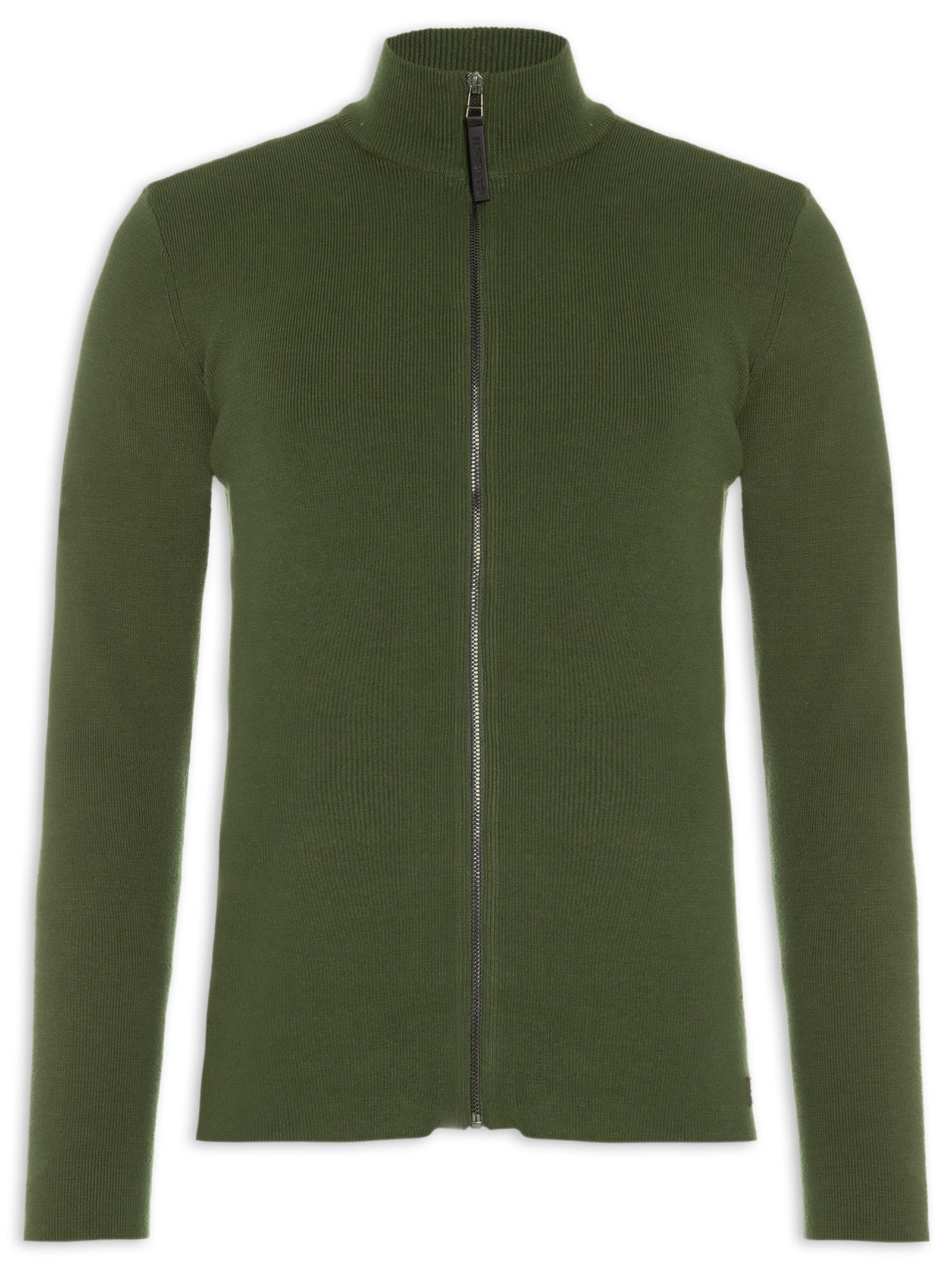 Casaco Masculino Swater Tricot Zipped Cotton Verde Osklen