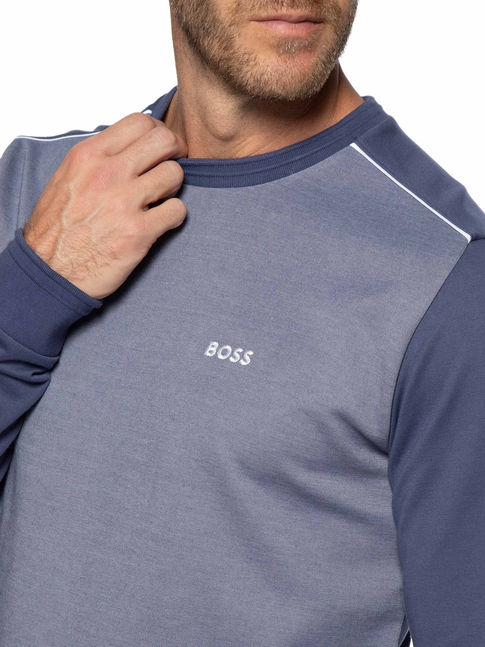 Casaco Masculino Tracksuit Sweatshirt Azul Boss
