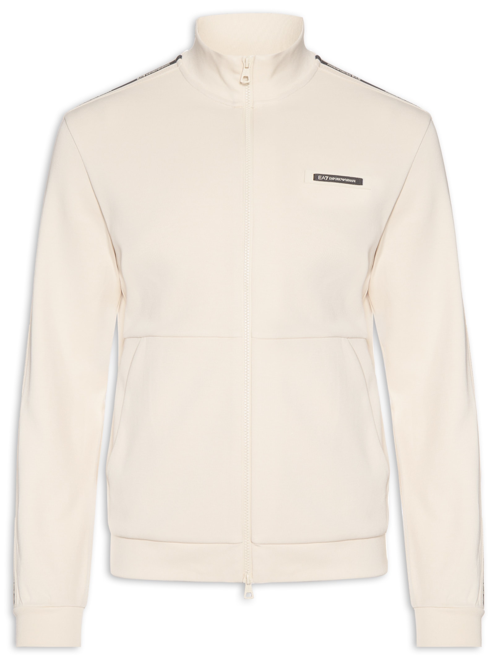 Casaco Masculino Train Logo Tape Bege Ea7 Emporio Armani