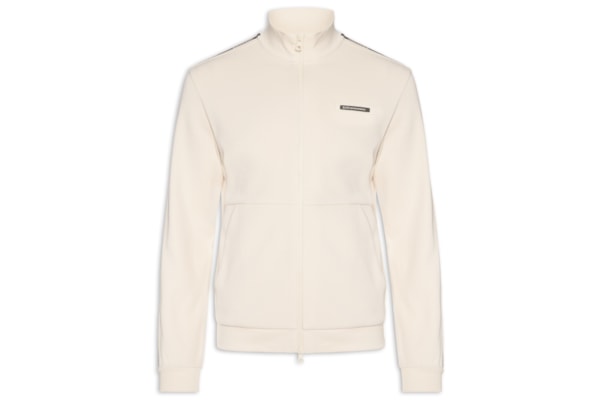 Casaco Masculino Train Logo Tape - Bege