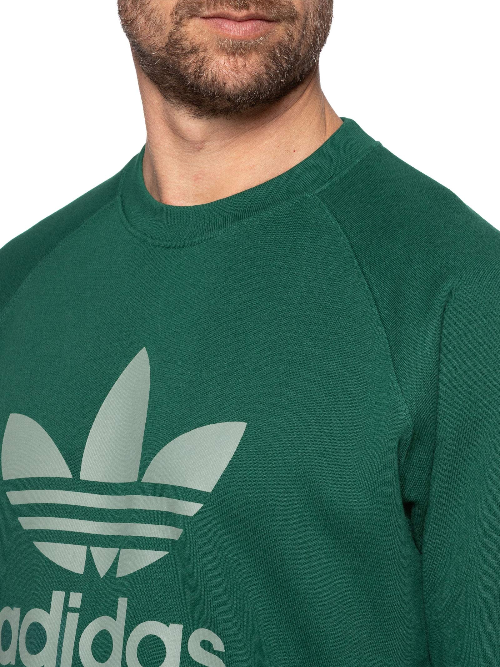 Casaco Masculino Trefoil Crew Verde Adidas Originals
