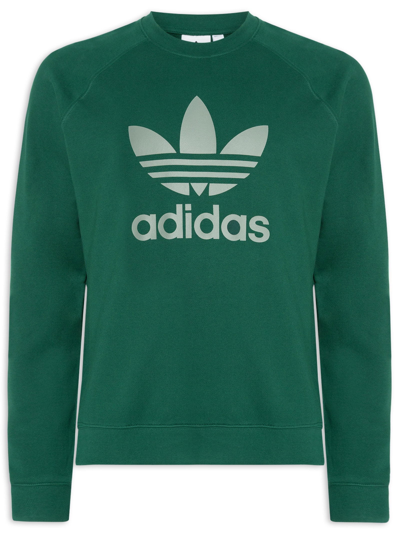 Casaco Masculino Trefoil Crew Verde Adidas Originals